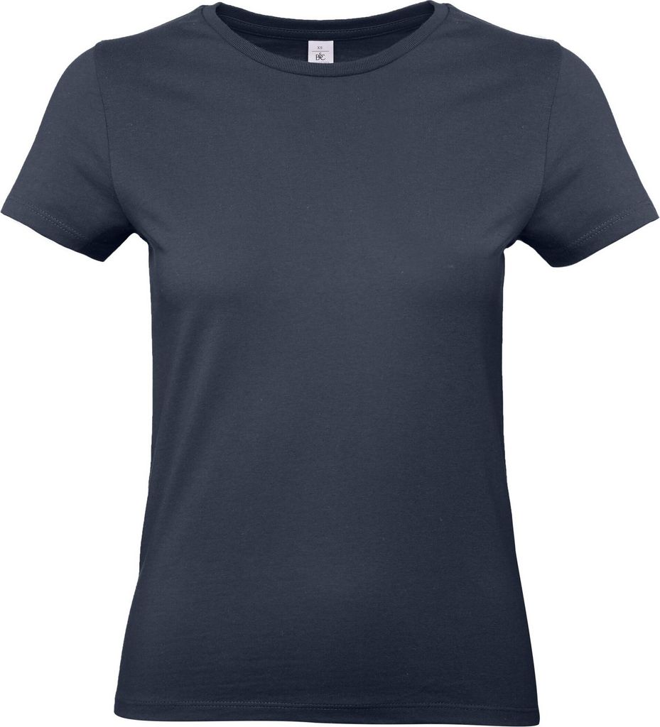 B&C - "E190" T-Shirt für Damen RW9634 (M) (Marineblau)