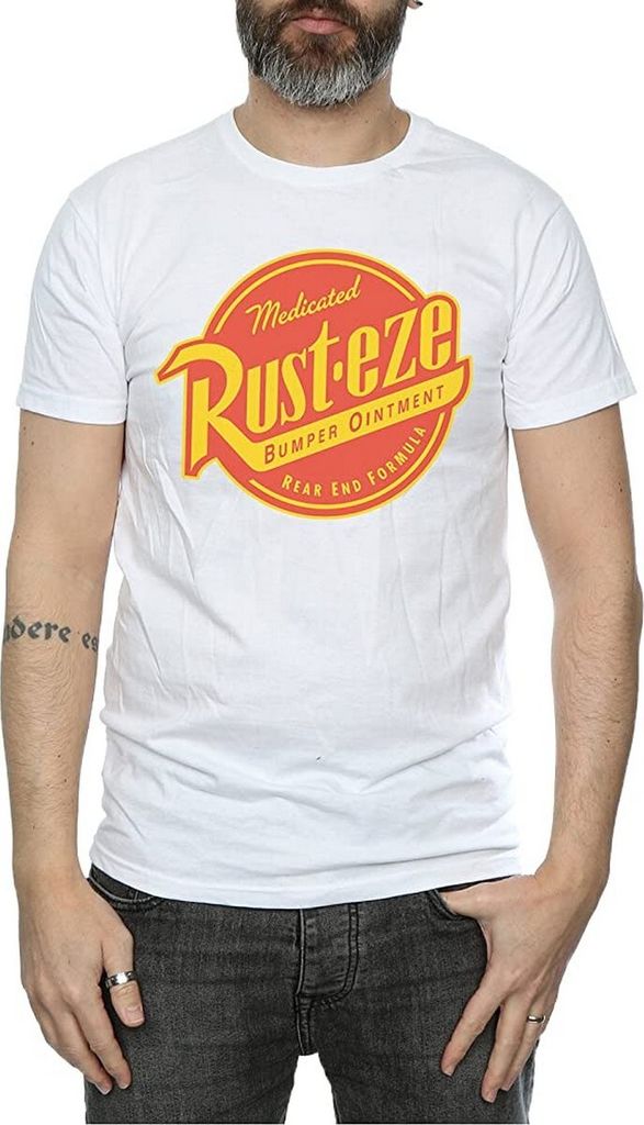 Cars - "Rust-Eze" T-Shirt für Herren BI1611 (3XL) (Weiß)