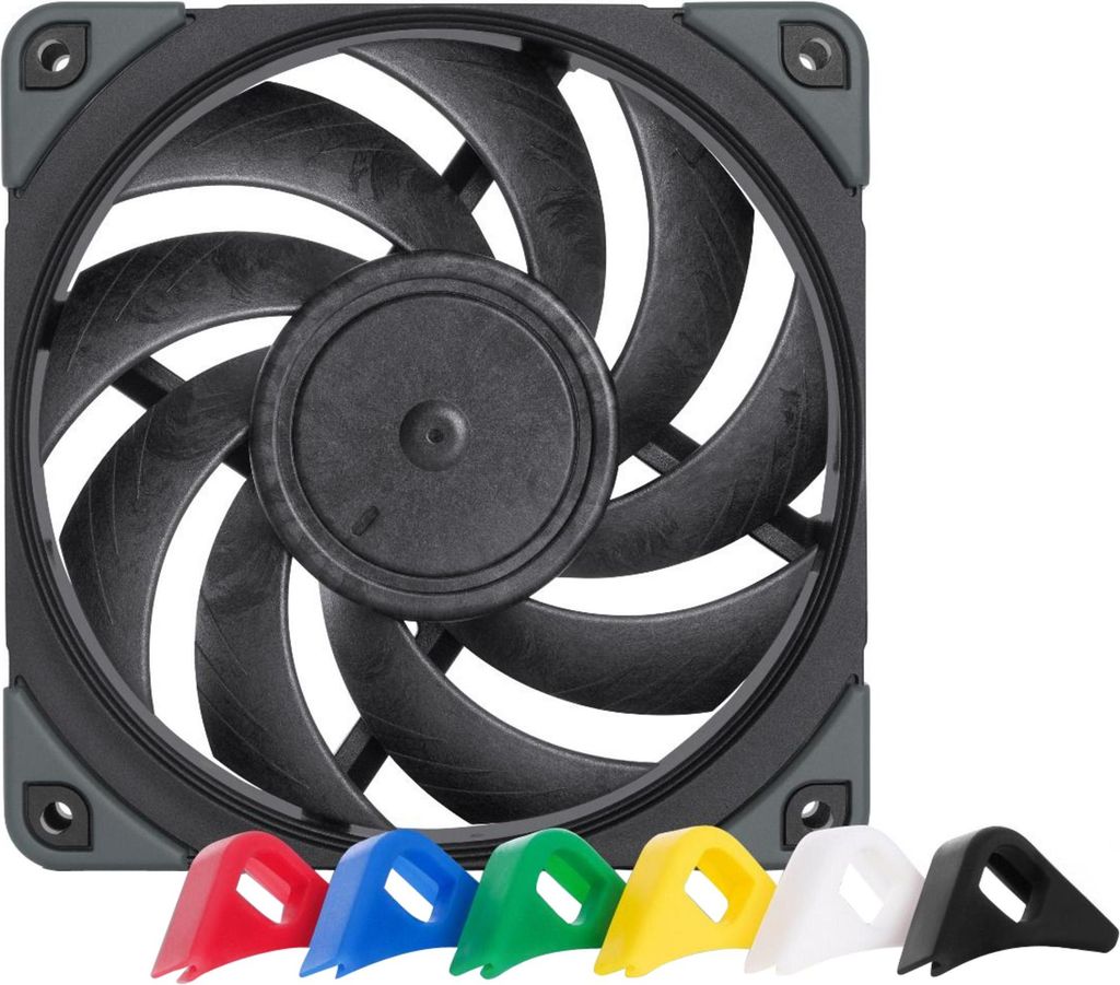 Noctua NF-A12x25 PWM chromax.black.swap 120x120x25, Produktbild 