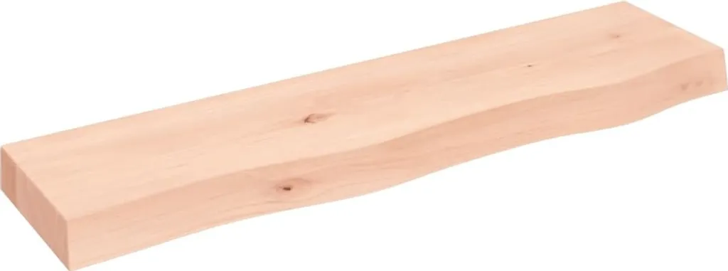 Mensola SYFAX Rovere Massello 80cm - Ripiano Design Naturale 6cm