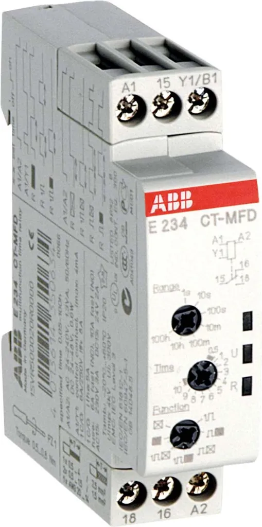 Contrôleur de Temporisation ABB CT-MFD.12 pour Automatisme Flexible