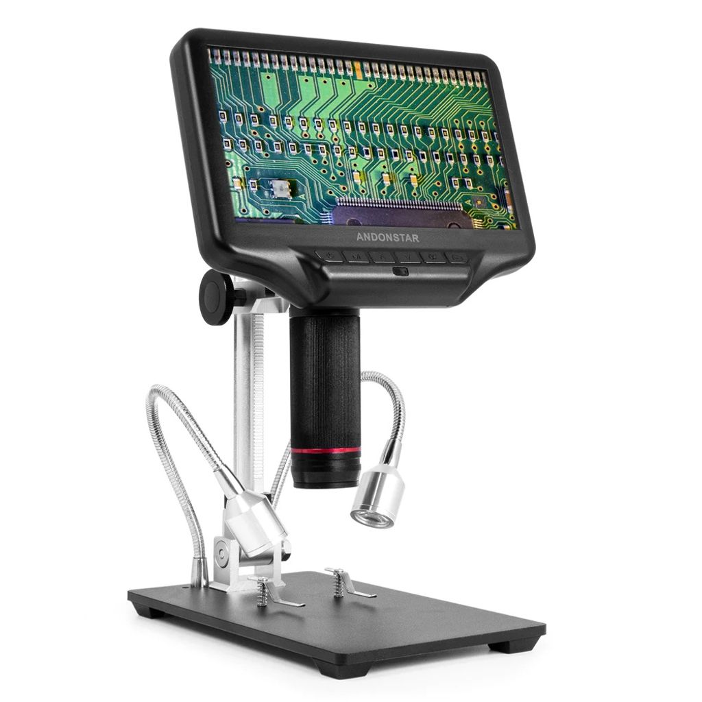 Digitalmikroskop, 7-Zoll-Display, 1080P Auflösung, AD407