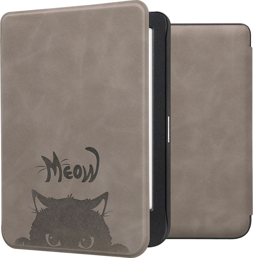 kwmobile Schutzhülle für Kobo Clara BW / Clara Colour / Tolino Shine (5) / Shine Color Hülle - eReader Case aus Kunstleder mit Auto Sleep Funkti...