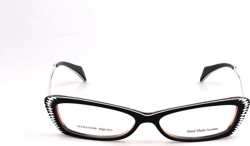 Lunettes de soleil Alexander McQueen AMQ4163W0C - Monture luxe rectangulaire - 7