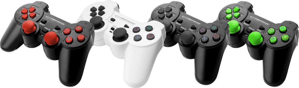 Esperanza Gamepad Ps3/PC USB Trooper Schwarz