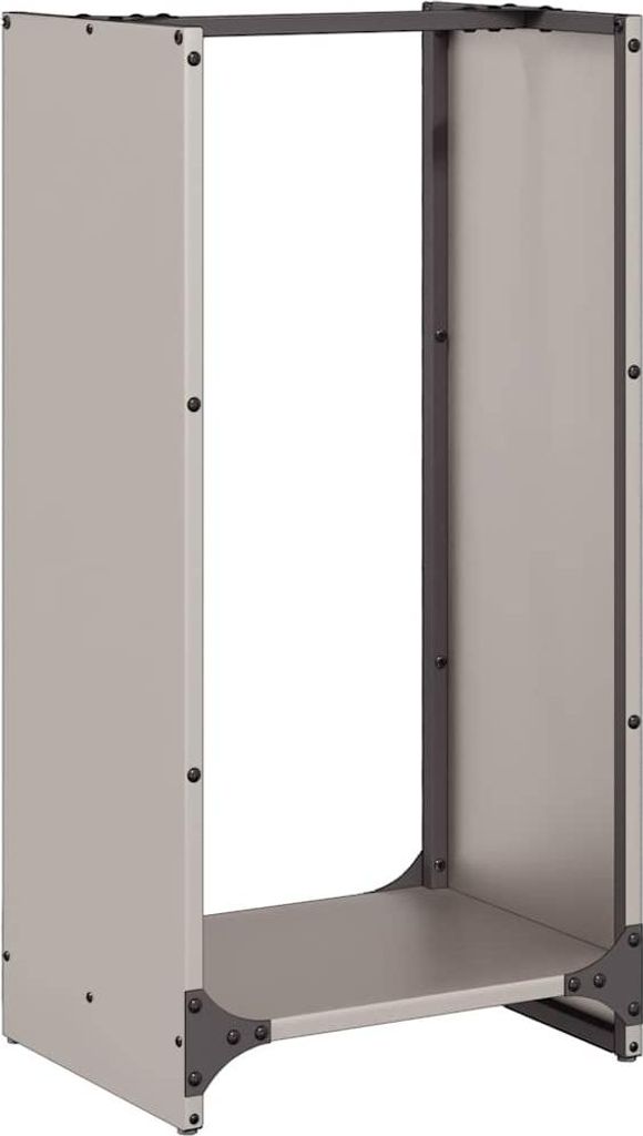 vidaXL Brennholzregal 40x30x80 cm Wetterfester Stahl