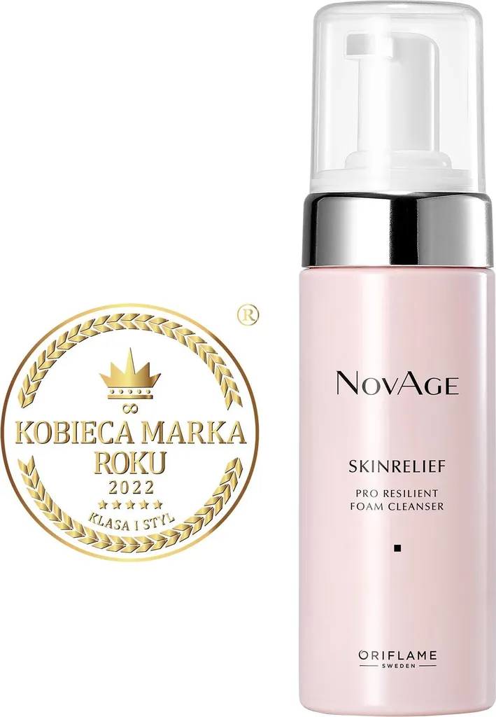 NovAge Mousse Nettoyante Oriflame 150 ml pour lisser le relief cutané