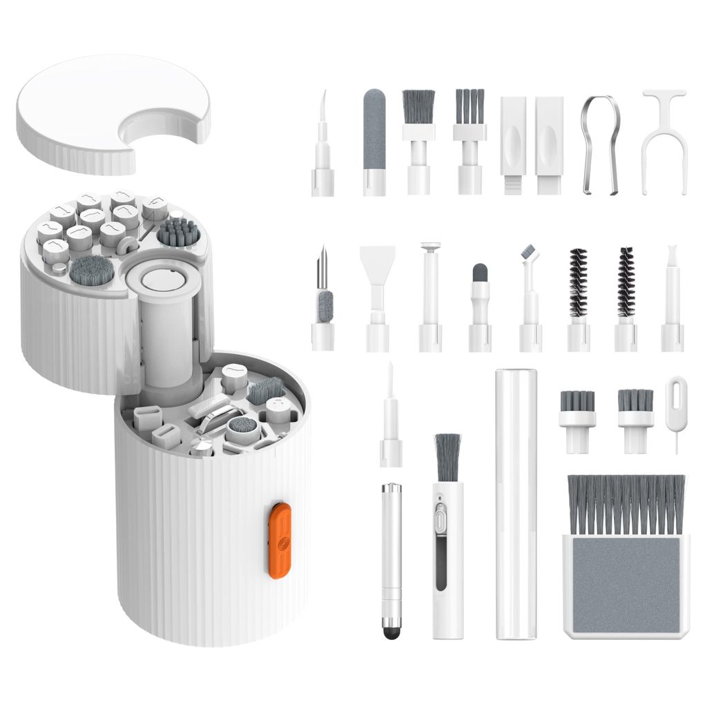 33-in-1 Multifunktions-Reinigungsset – Tastatur, Handy, Laptop, Tablet, PC-Monitor, Kamera, Kopfhörer & AirPods – inklusive Bürsten & Zubehör