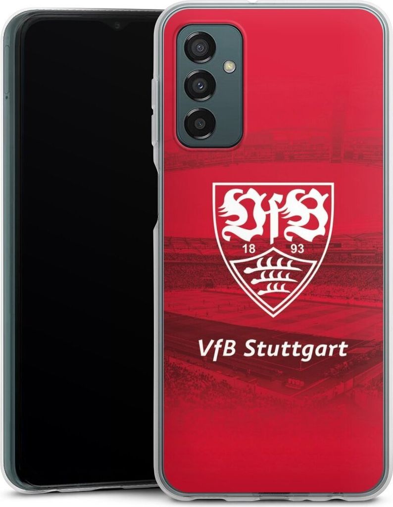 DeinDesign Handyhülle für Samsung Galaxy M13 4G Silikon Hülle Case Smartphone Schutzhülle Offizielles Lizenzprodukt Stadion VfB Stuttgart