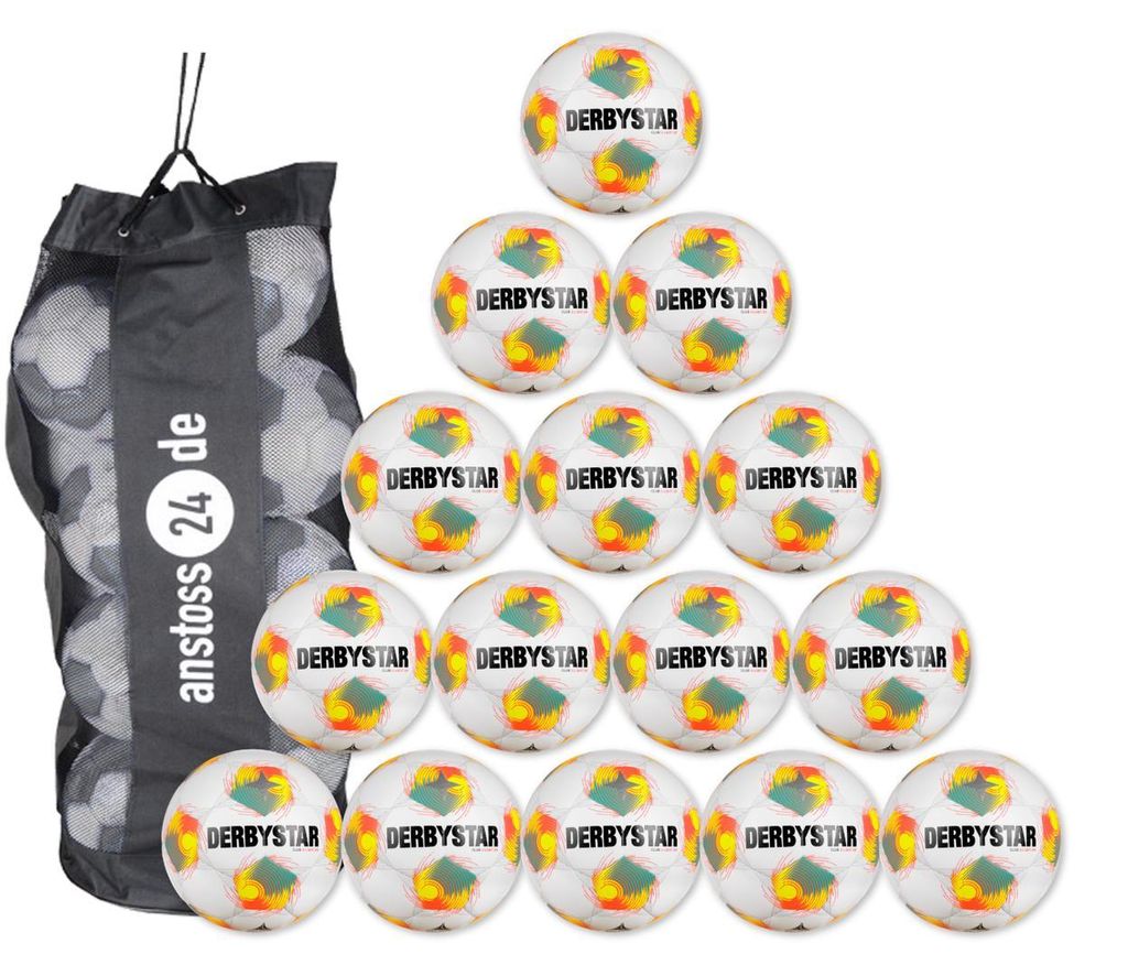 Ballset DERBYSTAR Jugendball - Club S-Light 290 inkl. Ballsack 5 15 Bälle