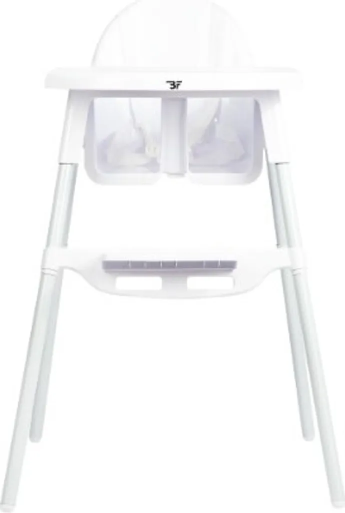 Bebies First Sella Chaise Haute Convertible 3 en 1 avec Plateau Blanc