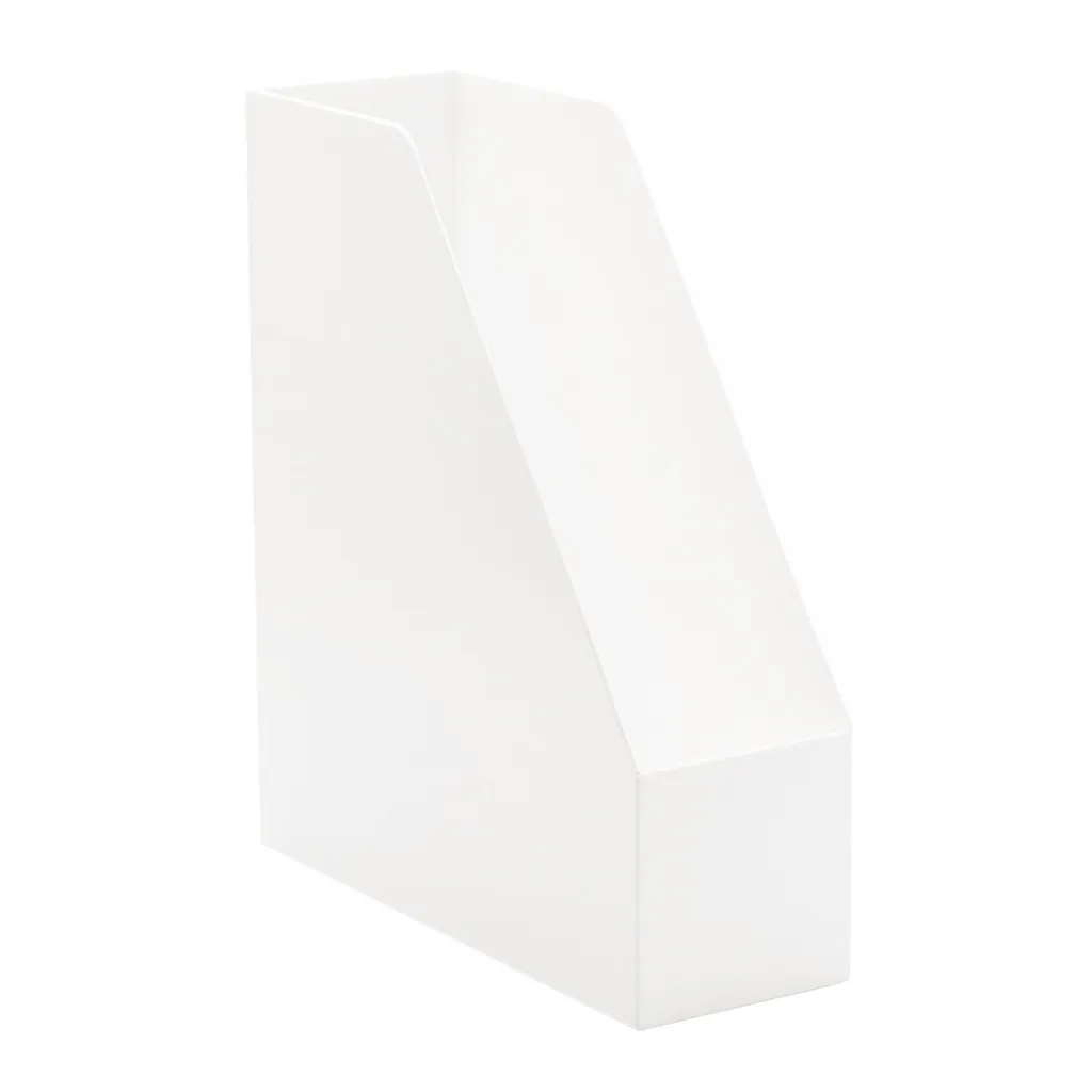 Porte-revues de bureau modulable et trieur de documents A4 - Coloris Blanc