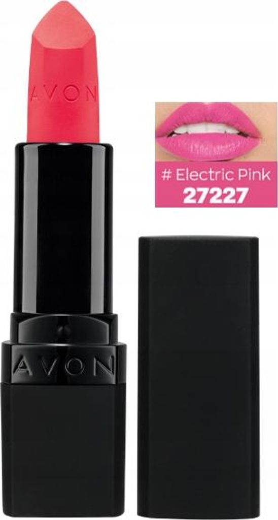 AVON Ultra Matte Electric Pink Lippenstift