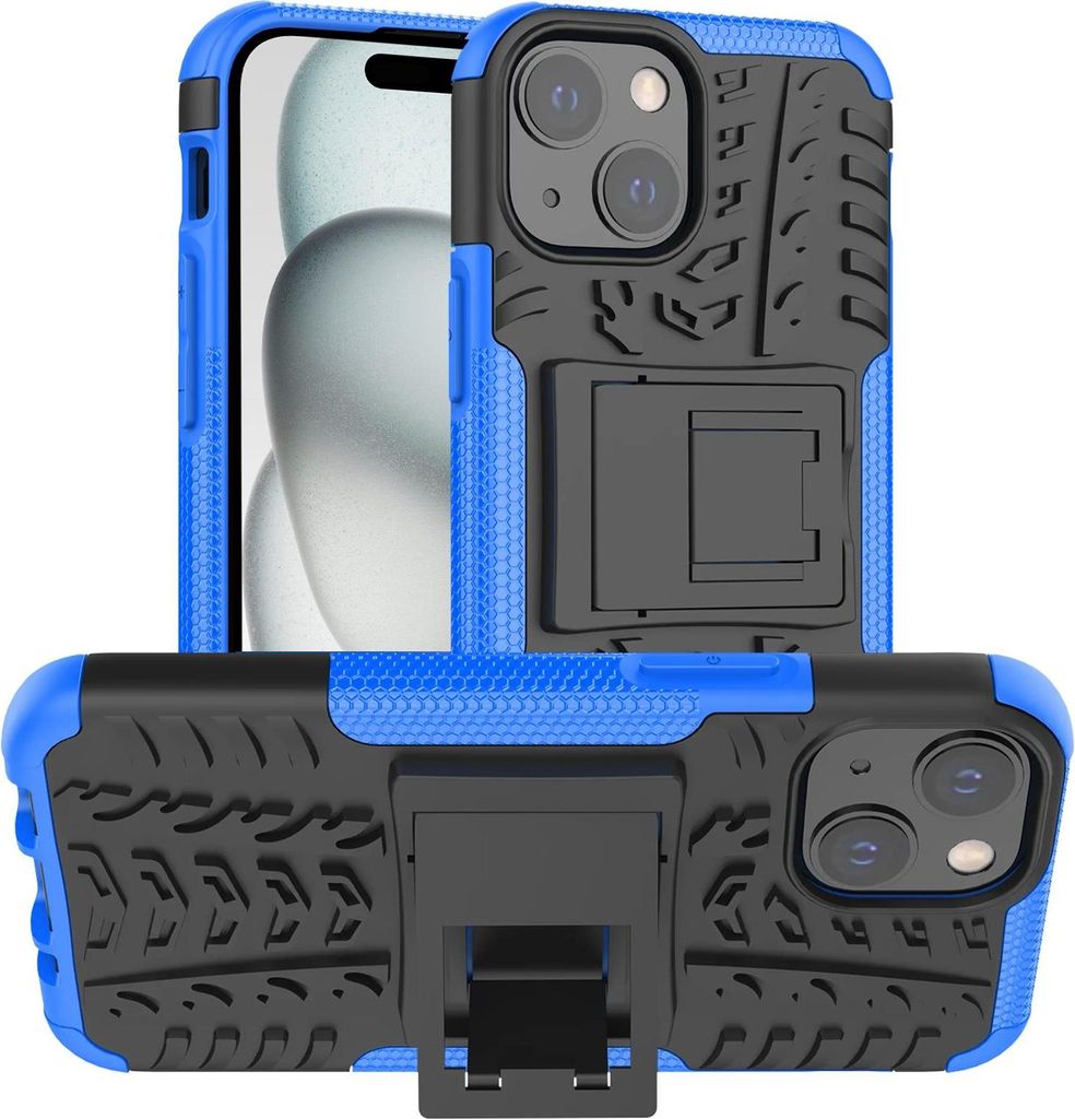 Outdoor Hülle für Apple iPhone 15 Case Hybrid Armor Cover robuste Schutzhülle