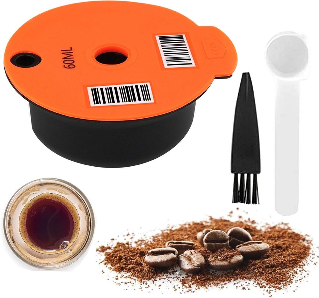 Kaffeepads, wiederverwendbarer Kaffeefilter, nachfüllbare Kaffeekapseln für Bosch-Maschinen, kompatibel mit Tassimo-Maschinen