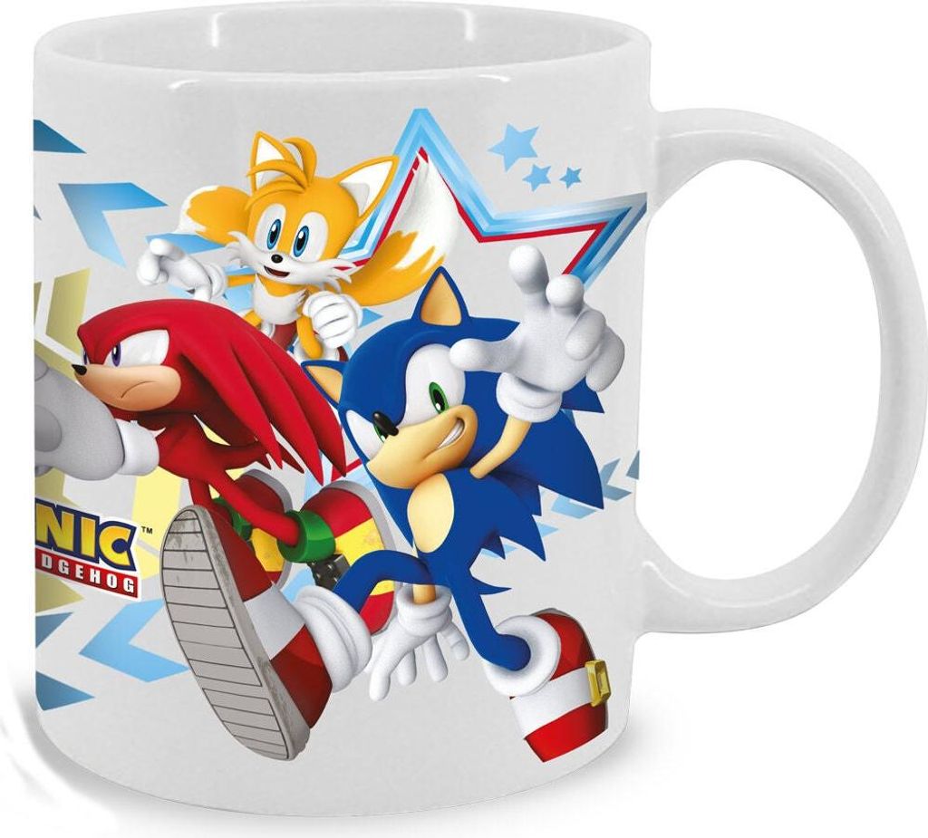 Sonic The Hedgehog 325ml Coffee Mug, Ceramic Drinkware