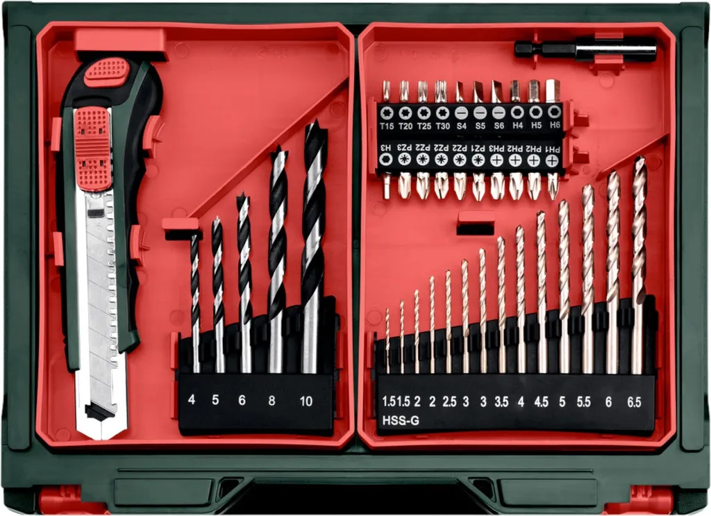 Metabo Powermaxx BS Basic Set 12V Perceuse-Visseuse avec 41 Accessoires - 8