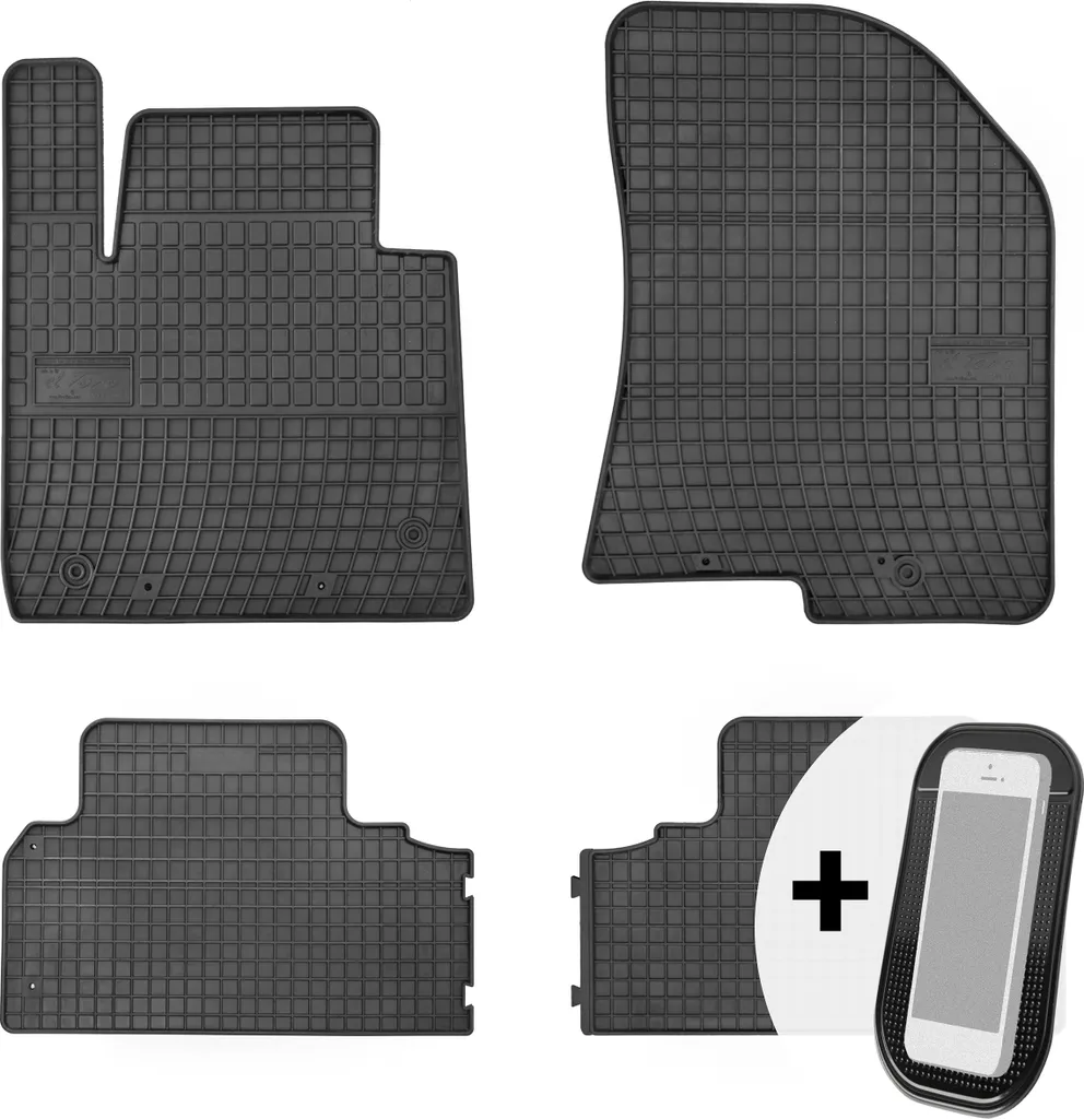 Tappetini Personalizzati Kia Carens IV 2013-2018 | Gomma Premium Set 4