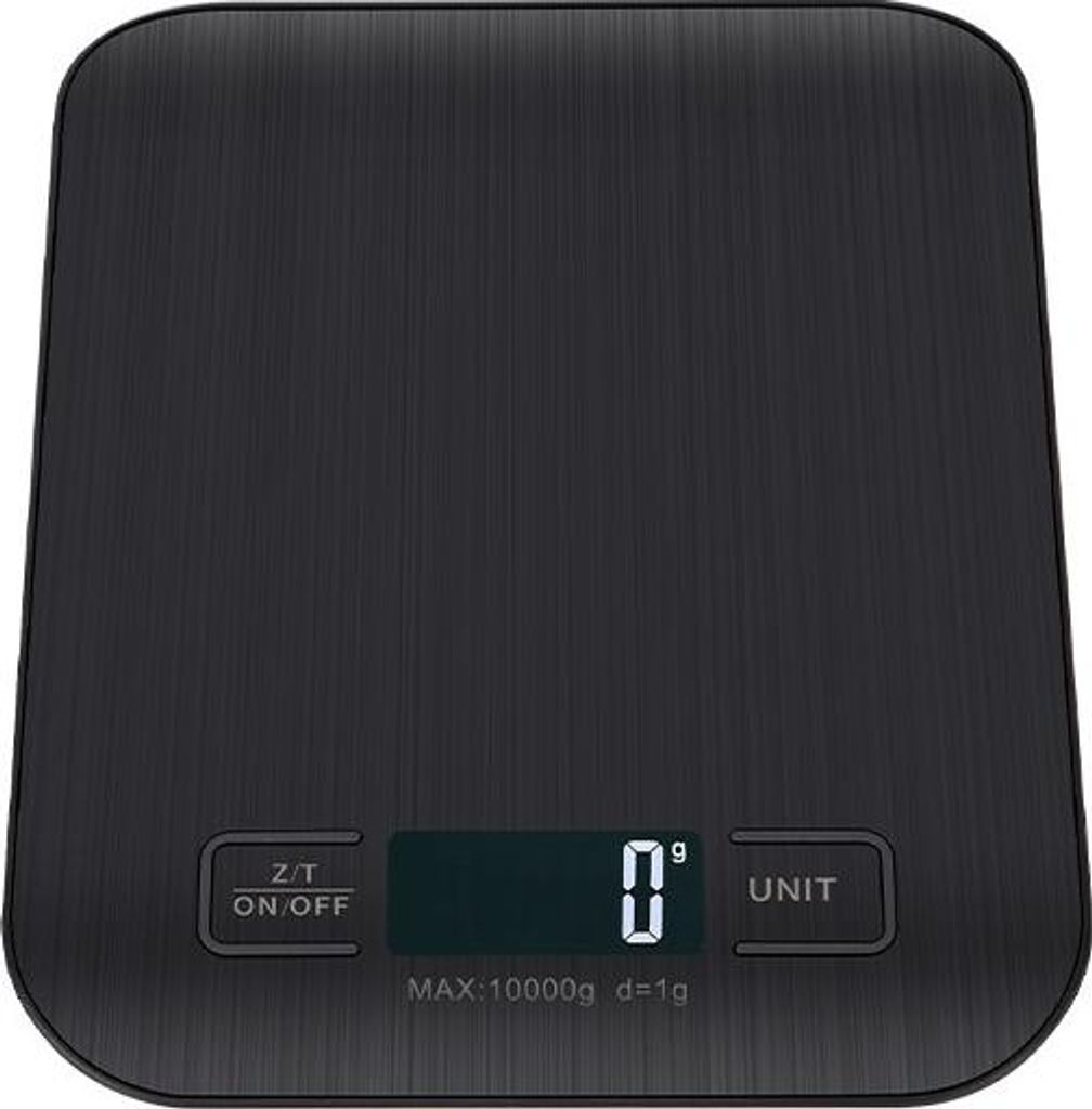 INF Digitale Küchenwaage mit Umrechnungsfunktion und Tara - Präzises Kochen 5 kg/1 g