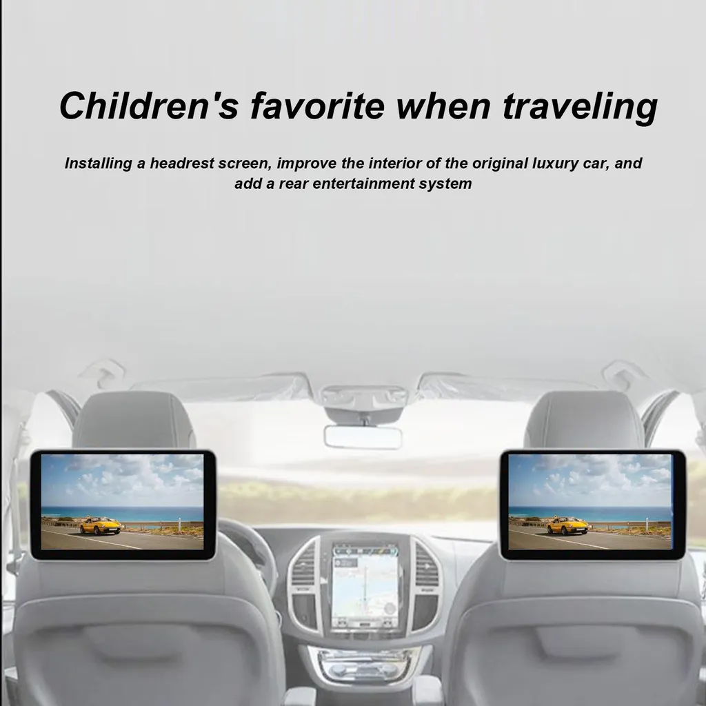 Moniteur Appuie-tête Voiture Android 9.0 10.1" IPS 2+32Go Tactile