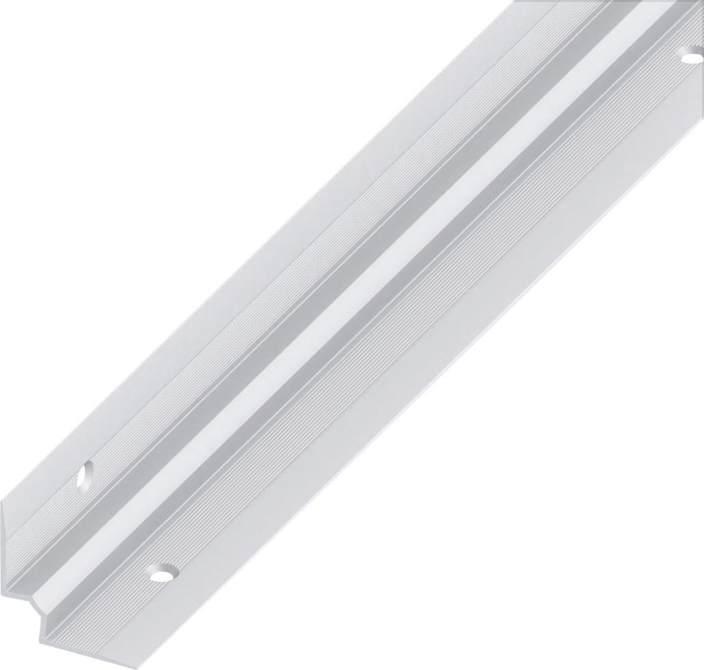 alfer Treppen-Innenwinkel-Abschluss-Profil 1 m, 25.3 x 3 mm Alu silber