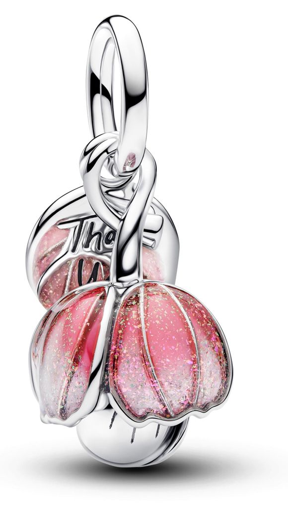 Pandora Charm-hanger voor dames, bloemmotief, sterling Productafbeelding 