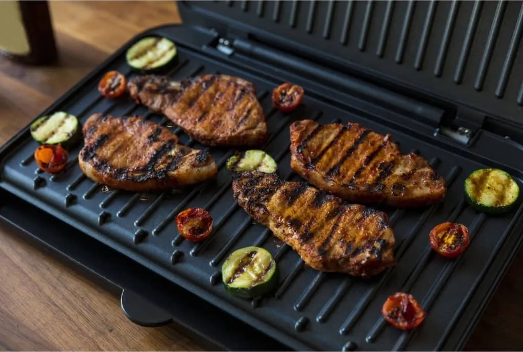 George Foreman Fit Grill Large 25820-56 Gril de Contact Noir Polyvalent