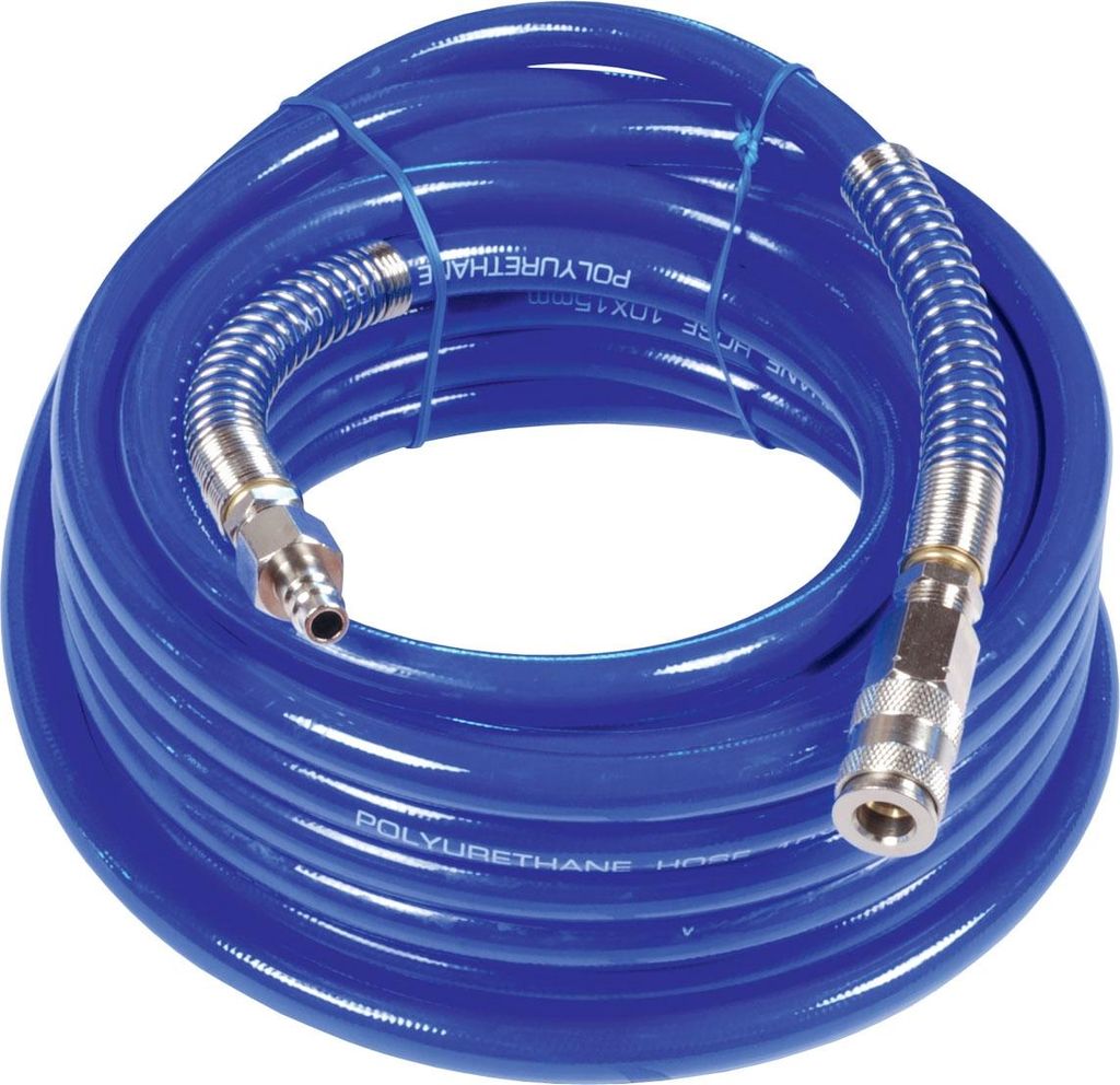 ELMAG PolyurethanDruckluftschlauch-Set, Ø 10x15 mm, 10 m