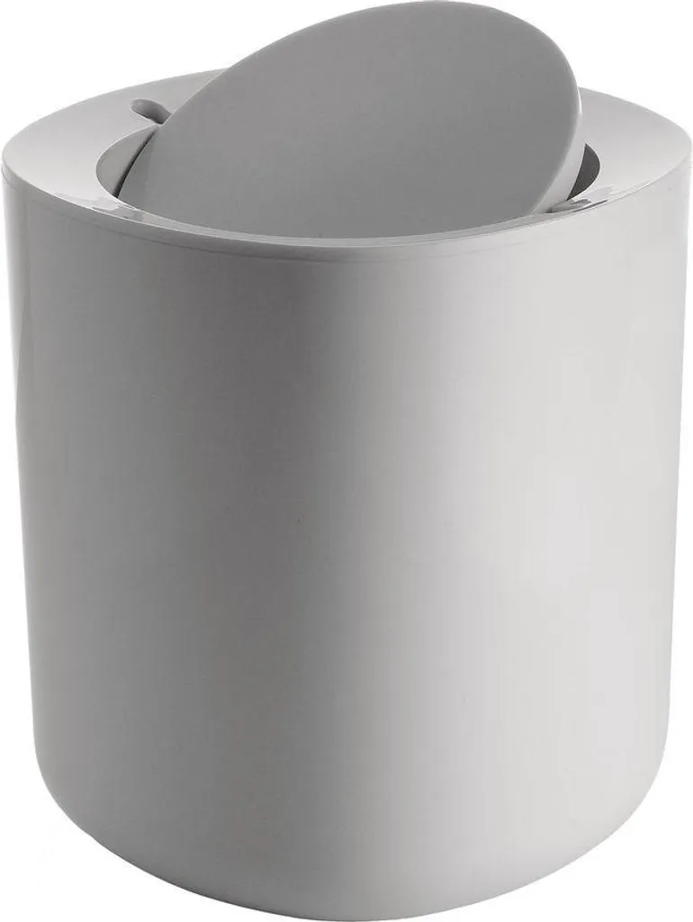 Poubelle de salle de bain Alessi Birillo en PMMA blanc de haute qualité