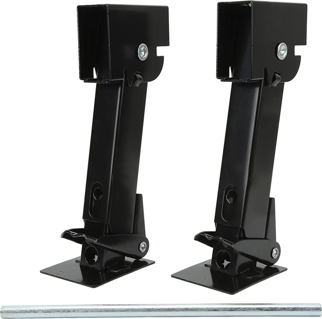 Paire de vérins de stabilisation réglables Jack Iron pour caravane 1000lb