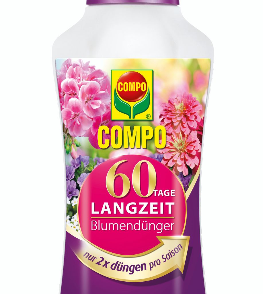 COMPO 60 Tage Langzeit Blumendnger 750 ml Dnger