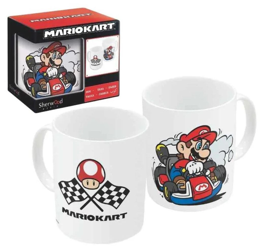 Stor Mariokart Tasse 325ml Durchsichtig Durchsichtig One Size