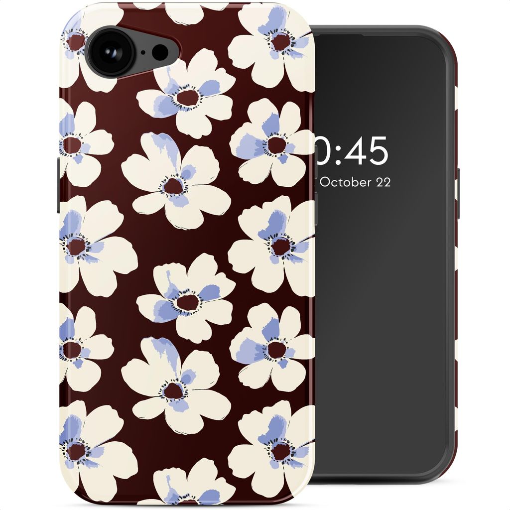 Selencia Vivid Rückabdeckung mit MagSafe iPhone 16e - Choco Flower Pop