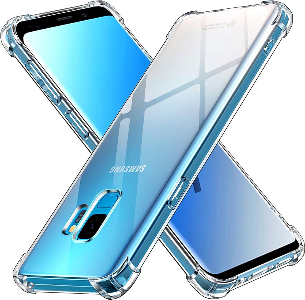Wozinsky Anti Shock Silikonhülle für Samsung Galaxy S9 - Durchscheinend & Stoßfest KP30020