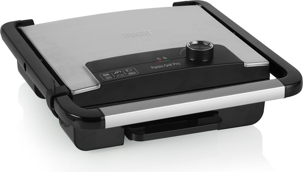 Princess 01.112425.01.001 Paninigrill Pro, Schwarz, Produktbild 