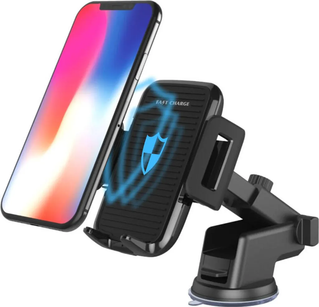 Caricatore Wireless Auto Qi Universale - Supporto iPhone X Sicuro