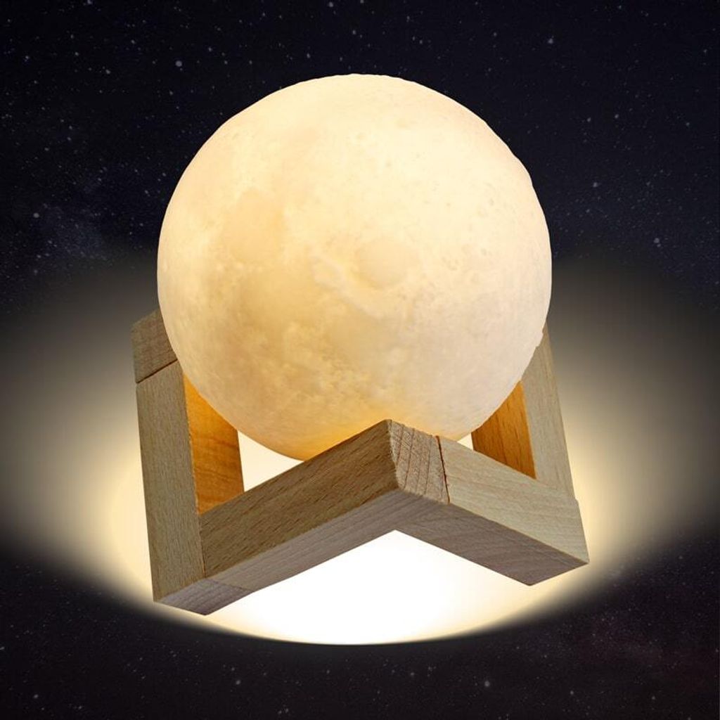 Eaxus LED Moonlight mit 3D Mond Printing, dimmbares Produktbild 