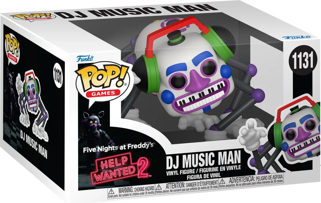 Figurine Pop FNAF Help Wanted 2 DJ Music Man 1131 vinyle collector