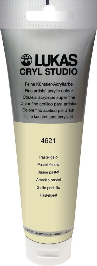 Lukas Cryl Studio Plastic Tube Farba akrylowa Pastel Yellow Zdjęcie produktu 