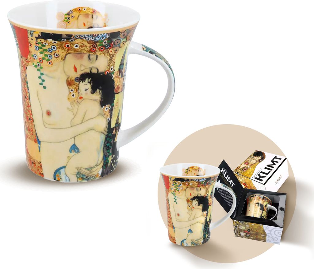 Carmani - Gustav Klimt, "Moederschap"-mok - Cadeau-idee - Productafbeelding 