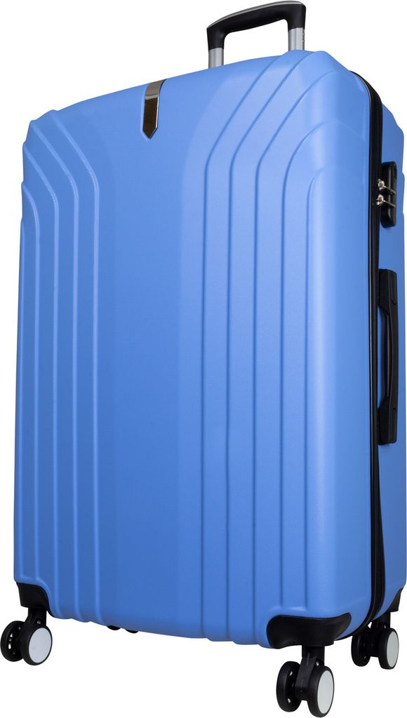 Großer Reisekoffer Palma24 92L Hartschale Trolley ABS Hellblau