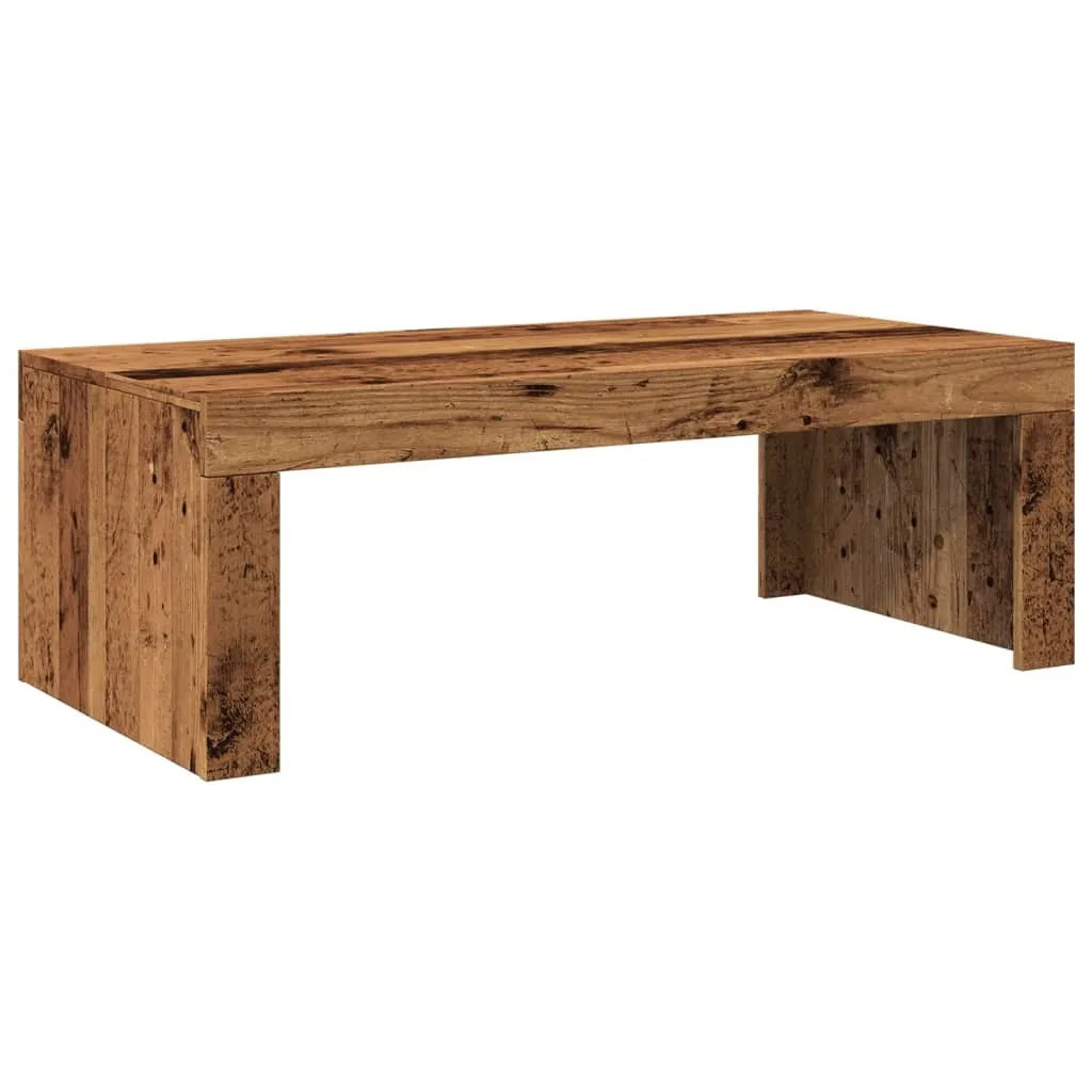 Tavolino Basso SYFAX™ Legno Antico 102x50x35 cm - Arredo Soggiorno