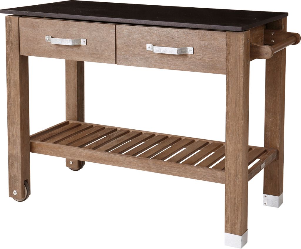 Dehner Premium Holzpflanztisch Windsor, ca. 110 x 55 x 84 Produktbild 