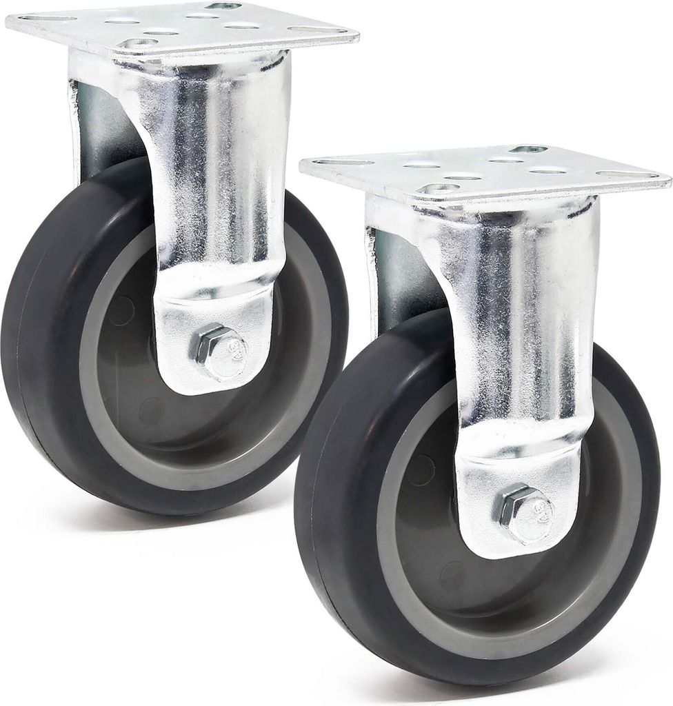Wiltec Bockrollen Set 2x Transportrolle Ø75mm mit Produktbild 