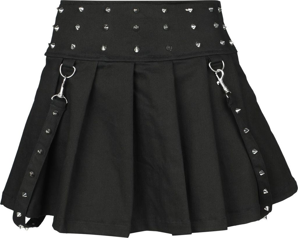 Vixxsin Kurzer Rock Damen Lorena Skirt schwarz S Produktbild 