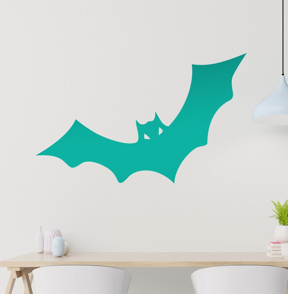Fledermaus Wandtattoo in 6 Größen - Wandaufkleber Wall Sticker - Dekoration, Küche, Wohnzimmer, Schlafzimmer, Badezimmer