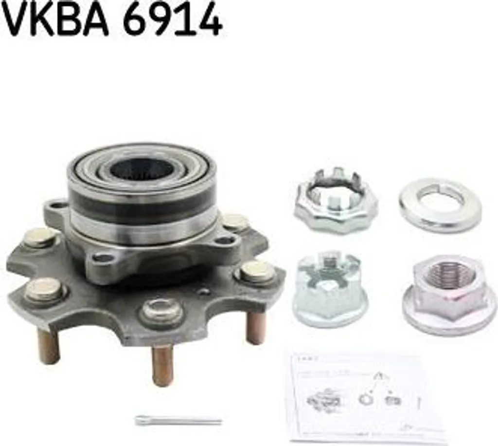 Kit roulement de roue SKF VKBA 6914 compatible Mitsubishi Pajero SUV