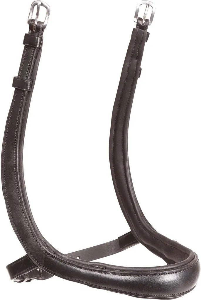Velociti Muserolle en cuir ER1071 Marron Taille Full pour Bridon