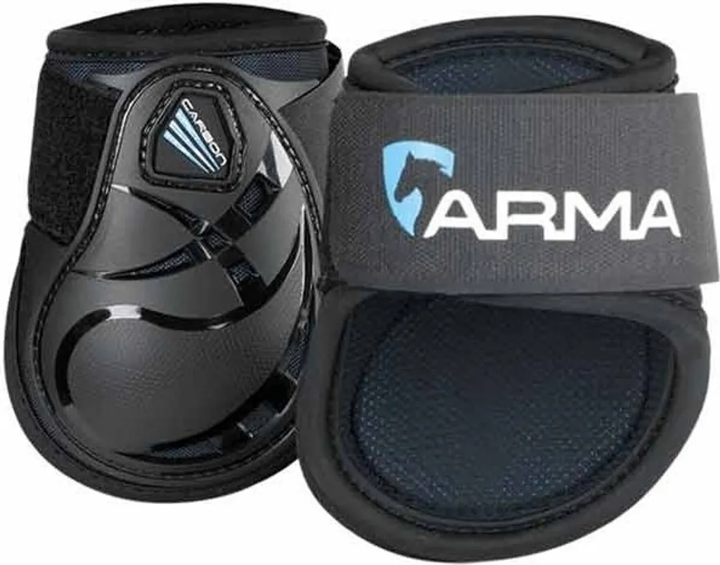 Bridon ergonomique ARMA Carbon ER240 | Filet noir en cuir souple Cob