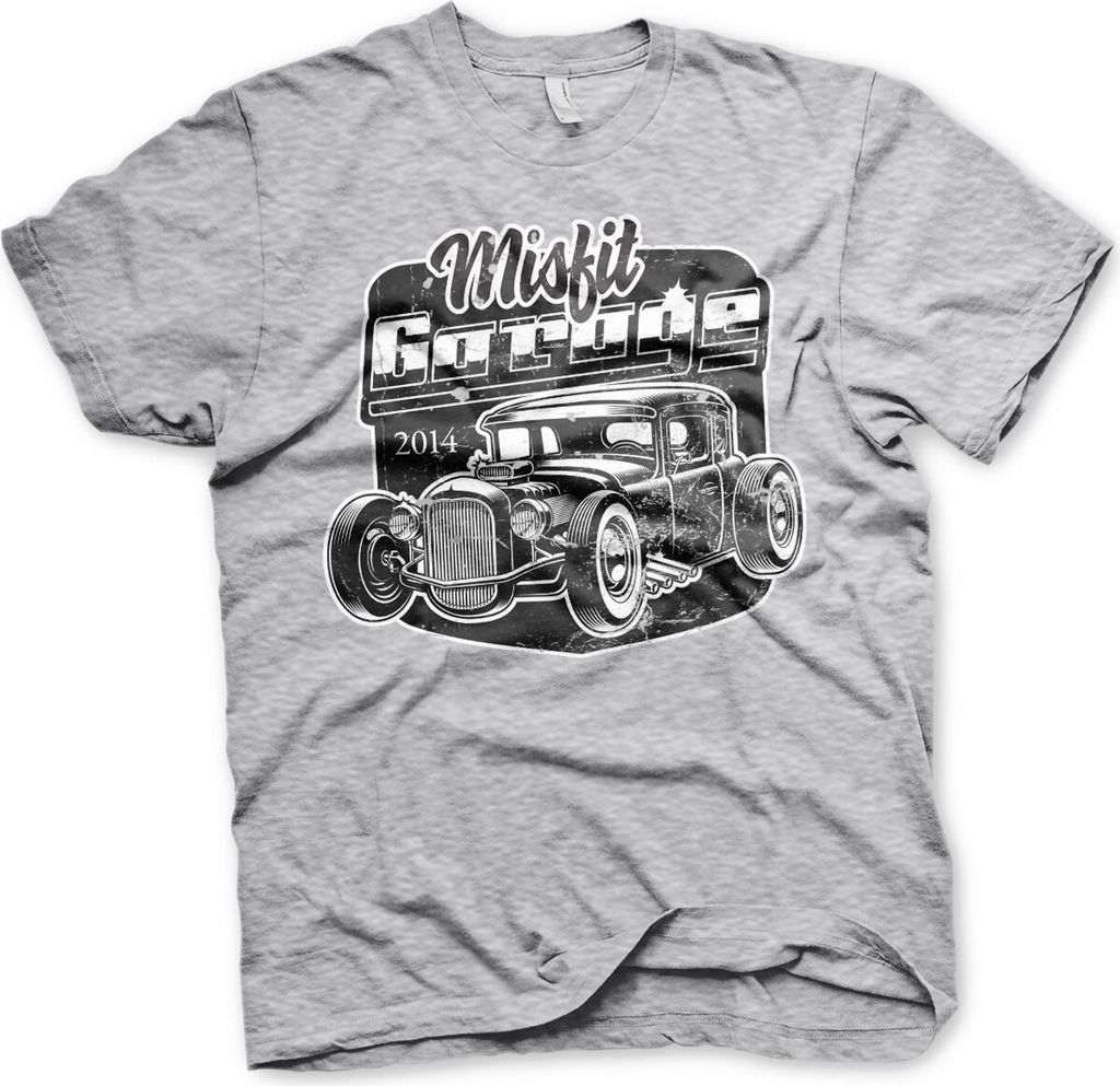 Misfit Garage Rod T-Shirt - Large - Heather-Grey
